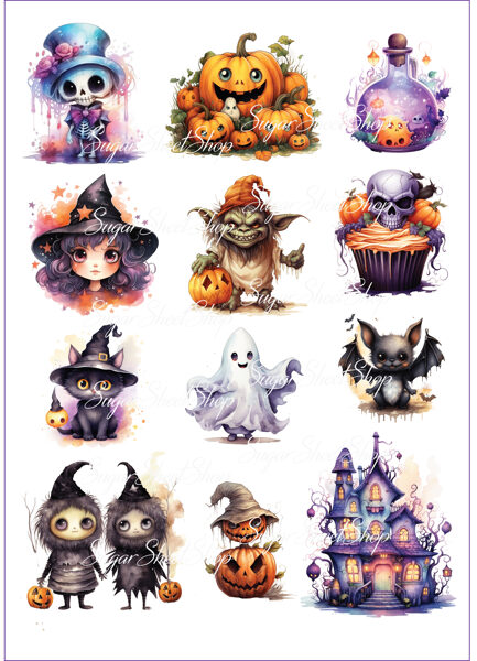 Ēdamu dekoru komplekts HELOVĪNS 7