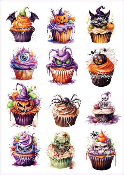 Ēdamu dekoru komplekts HELOVĪNS 9