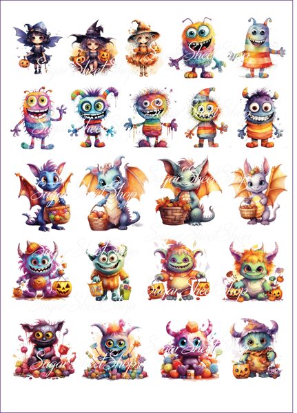 Ēdamu dekoru komplekts HELOVĪNS 11