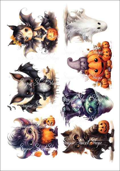 Ēdamu dekoru komplekts HELOVĪNS 10