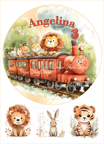 Ēdams dekors JAUTRAIS VILCIENS 3