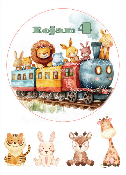 Ēdams dekors JAUTRAIS VILCIENS 5