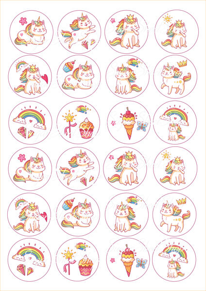 Ēdami dekori KAĶIS VIENRADZIS 1