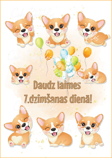 Ēdamu dekoru komplekts KORGIJS