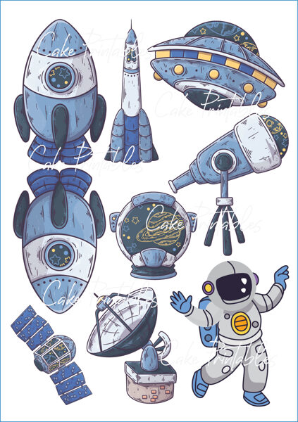 Ēdamu dekoru komplekts KOSMOSS 1