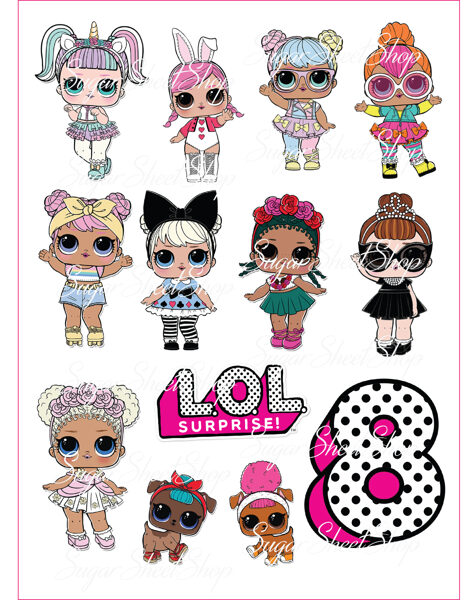 Ēdamu dekoru komplekts LOL SURPRISE 1