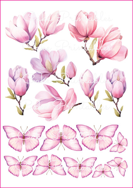 Ēdamu dekoru komplekts MAGNOLIJA 2