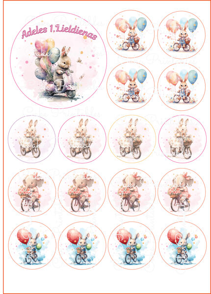 Ēdamu dekoru komplekts DRAUGI 2