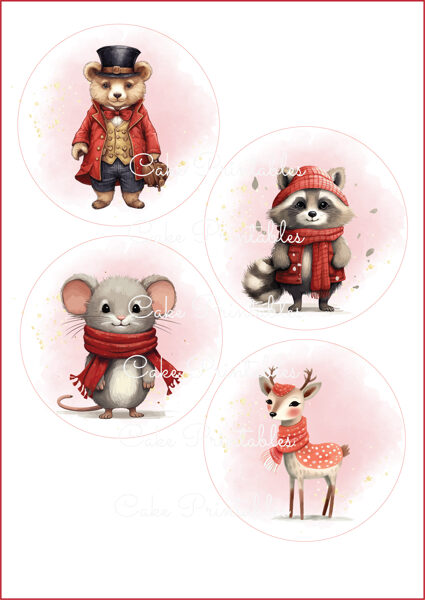 Ēdamu dekoru komplekts MAZIE ZVERI BENTO 1