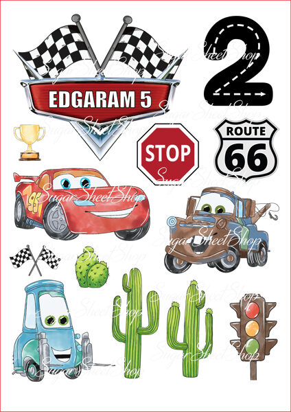 Ēdamu dekoru komplekts VĀĢI ZIBENS McQEENS 5