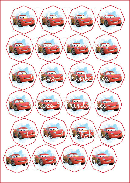 Ēdami dekori VĀĢI ZIBENS MAKVĪNS 4