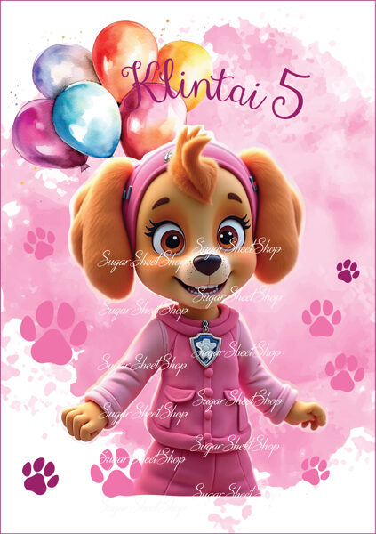 Ēdams dekors kūkai ĶEPU PATRUĻA 10