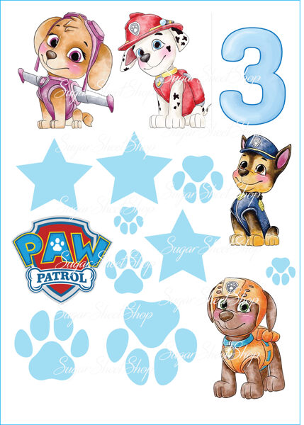 Ēdamu dekoru komplekts ĶEPU PATRUĻA 9