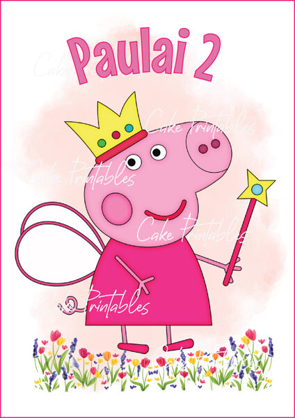 Ēdams dekors kūkai CŪCIŅA PEPA 1