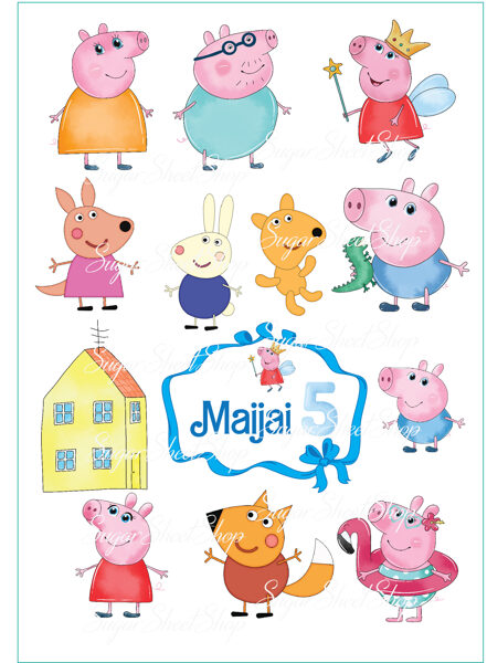 Ēdamu dekoru komplekts CŪCIŅA UN DRAUGI 2