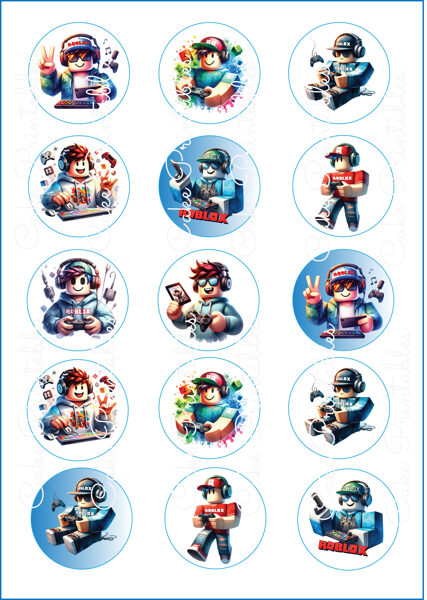 Ēdami dekori kēksiņiem, virtuļiem ROBLOX 1