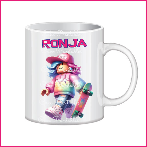 Keramikas krūze ar apdruku ROBLOX MEITENE 1
