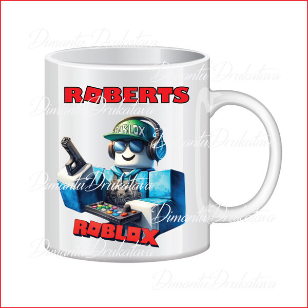 Keramikas krūze ar apdruku ROBLOX 2