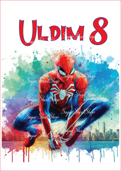 Ēdams dekors kūkai SPIDERMAN 4