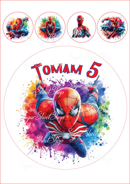 Ēdamu dekoru komplekts SPIDERMAN 5