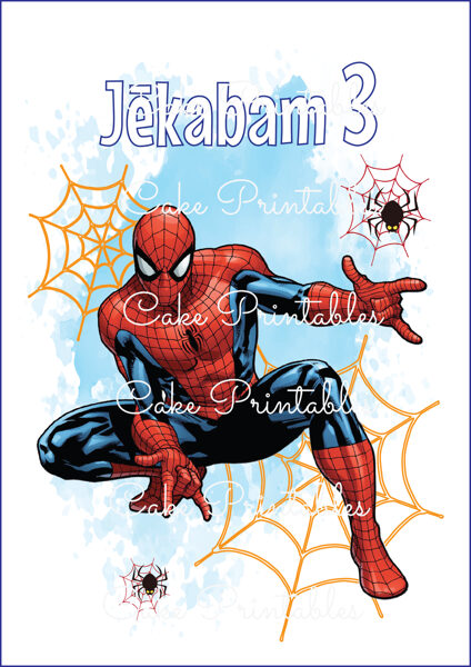 Ēdams dekors kūkai SPIDERMAN 1