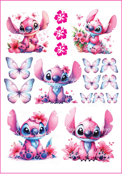 Tematiskās kūkas dekors ROZĀ STICH 