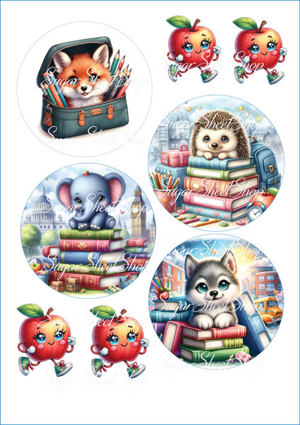 Ēdamu dekoru komplekts SVEIKA SKOLA 8