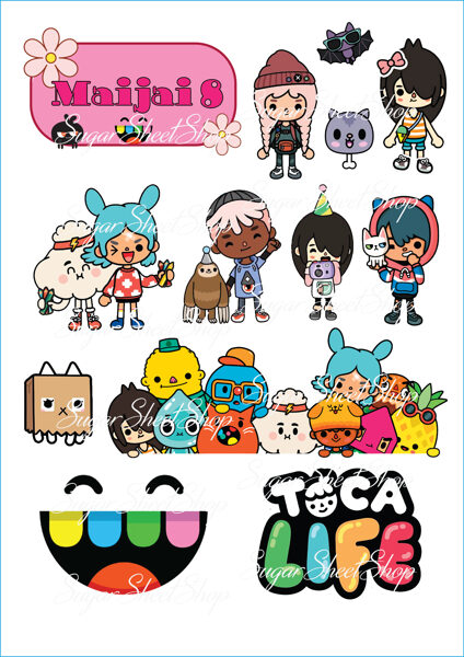 Ēdamu dekoru komplekts TOCA LIFE 2