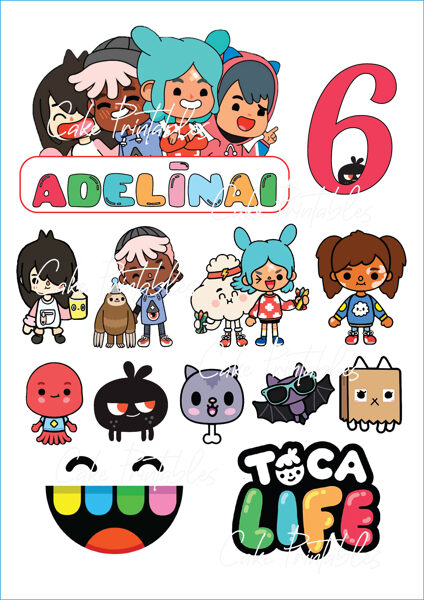 Ēdamu dekoru komplekts TOCA LIFE 3