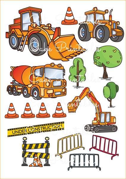 Ēdamu dekoru komplekts TRAKTORS 2