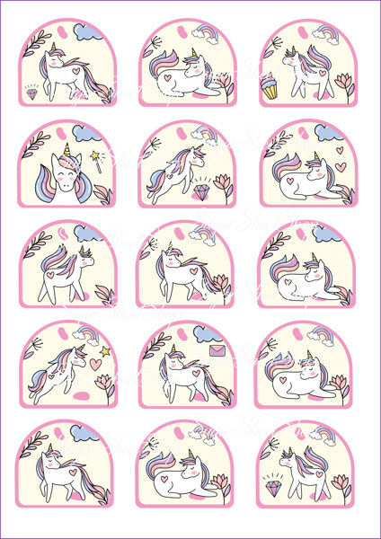 Ēdami dekori PONIJS VIENRADZIS 2