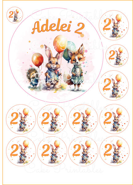 Ēdamu dekoru komplekts DRAUGI 1