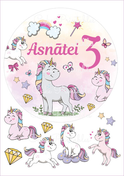 Ēdamu dekoru komplekts VIENRADZIS 2