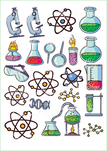 Ēdamu dekoru komplekts ZINĀTNE 1